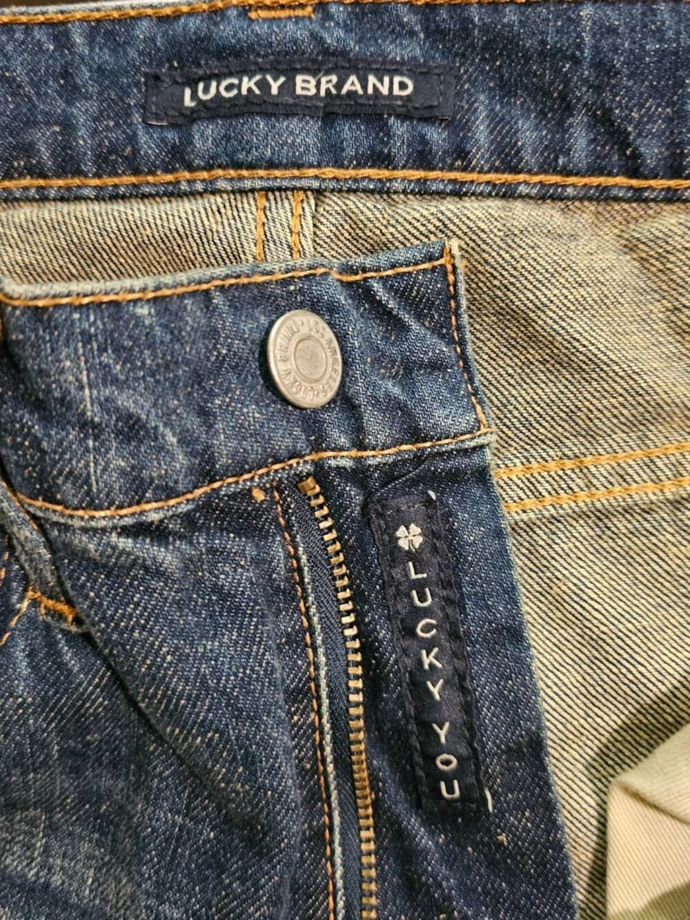 Two Pack Lucky Brand Boy Mid-rise Relaxed Straight Jeans lot x2 | both 4/27